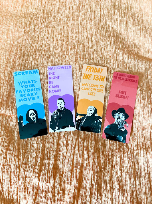 horror character bookmarks