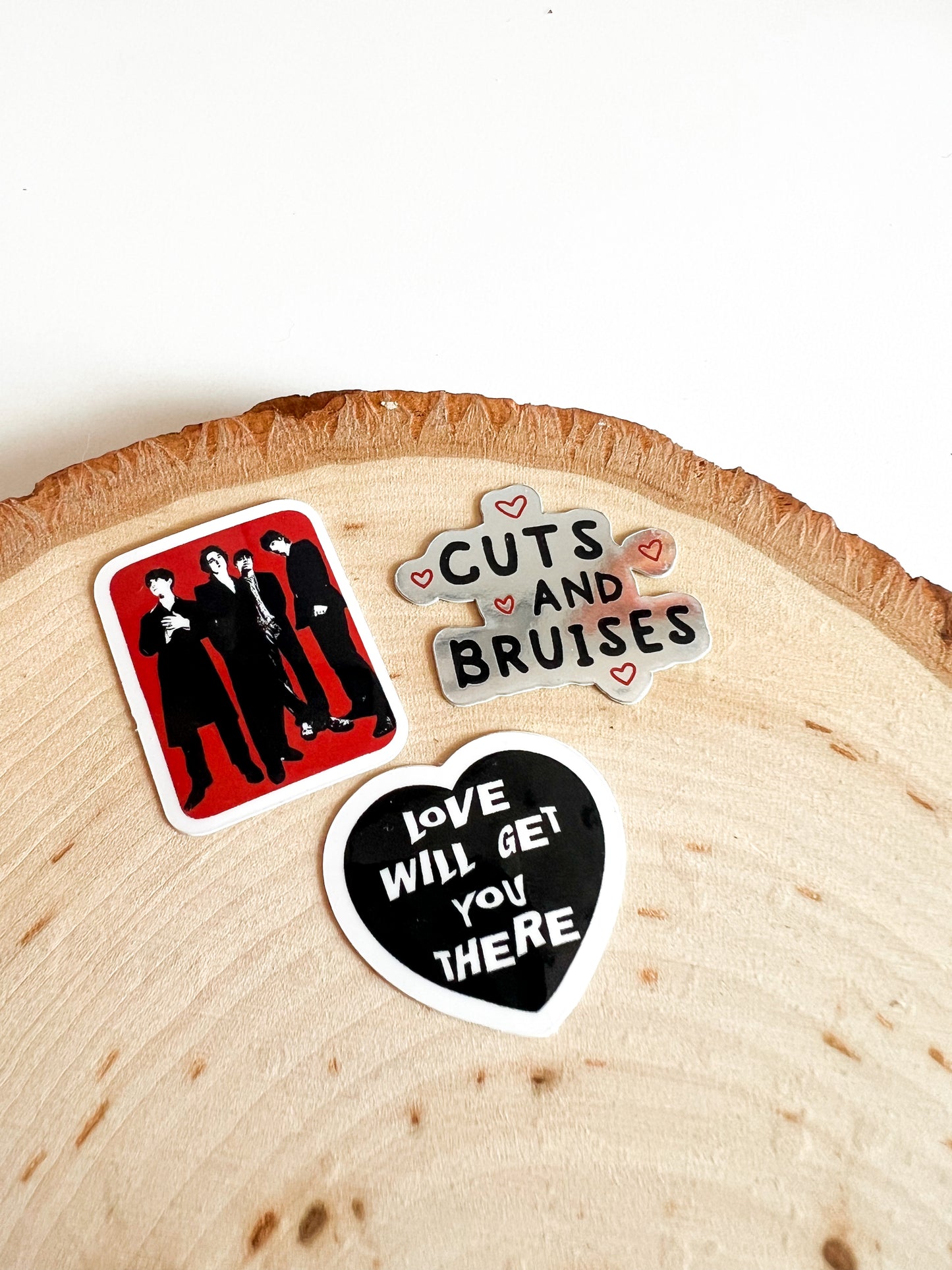 cuts and bruises mini stickers